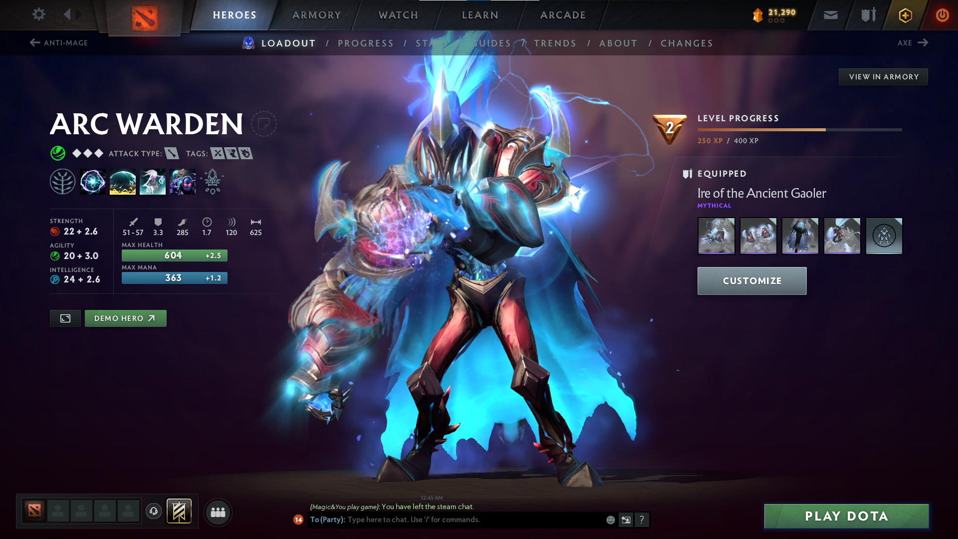 Legend III | MMR: 3411 - Behavior: 10258 - Communication: 10258