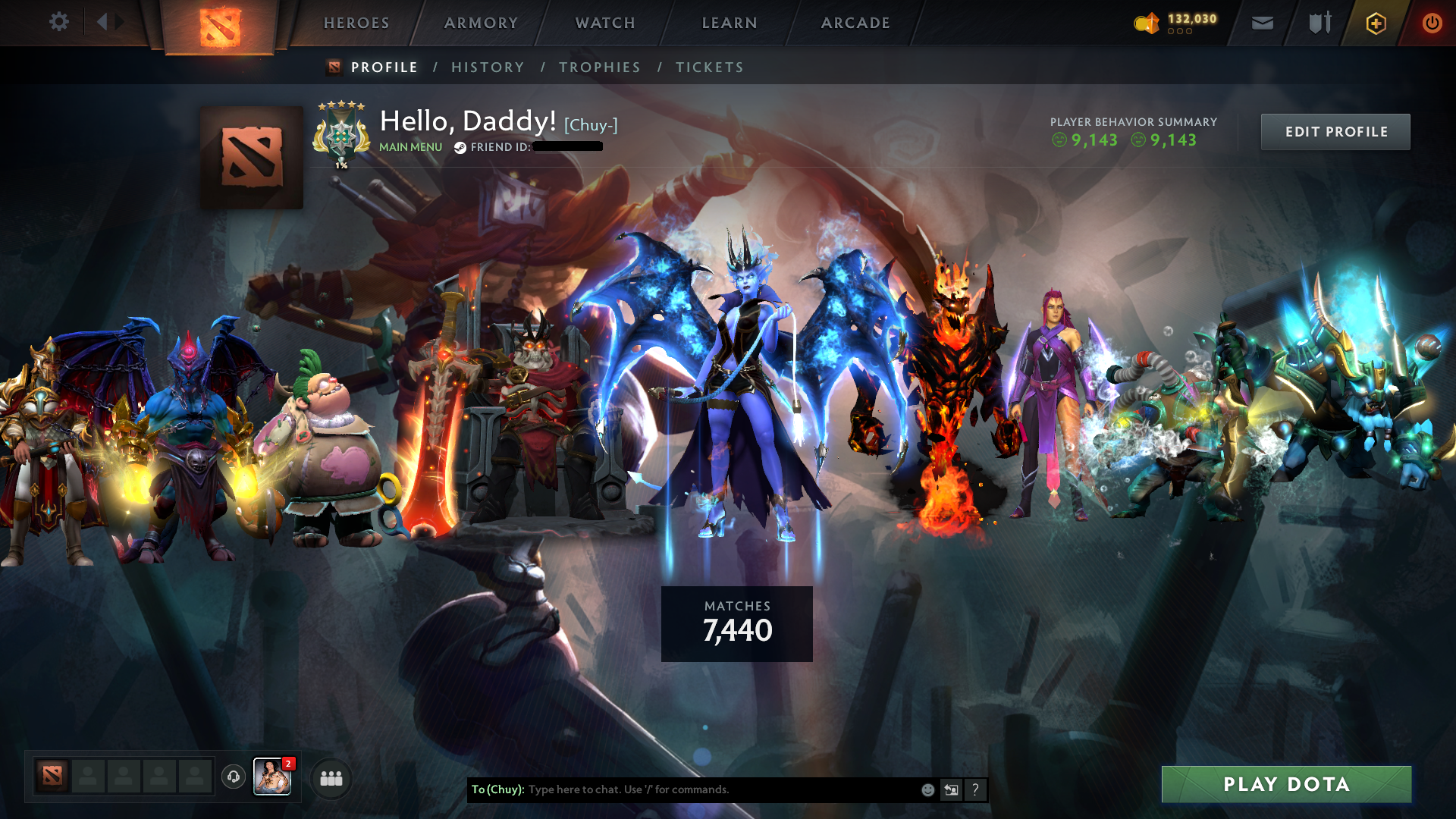 Archon V | MMR: 2929 - Behavior: 9143 - Communication: 9143