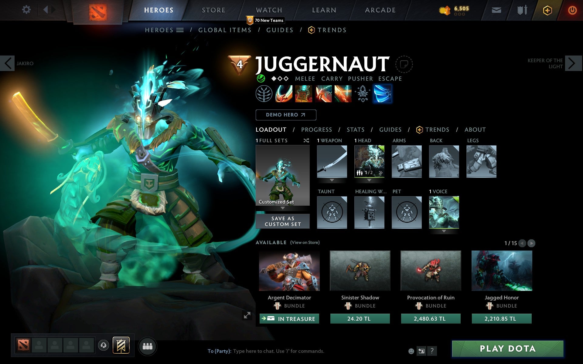 Herald I | MMR: 1 - Behavior: 9650