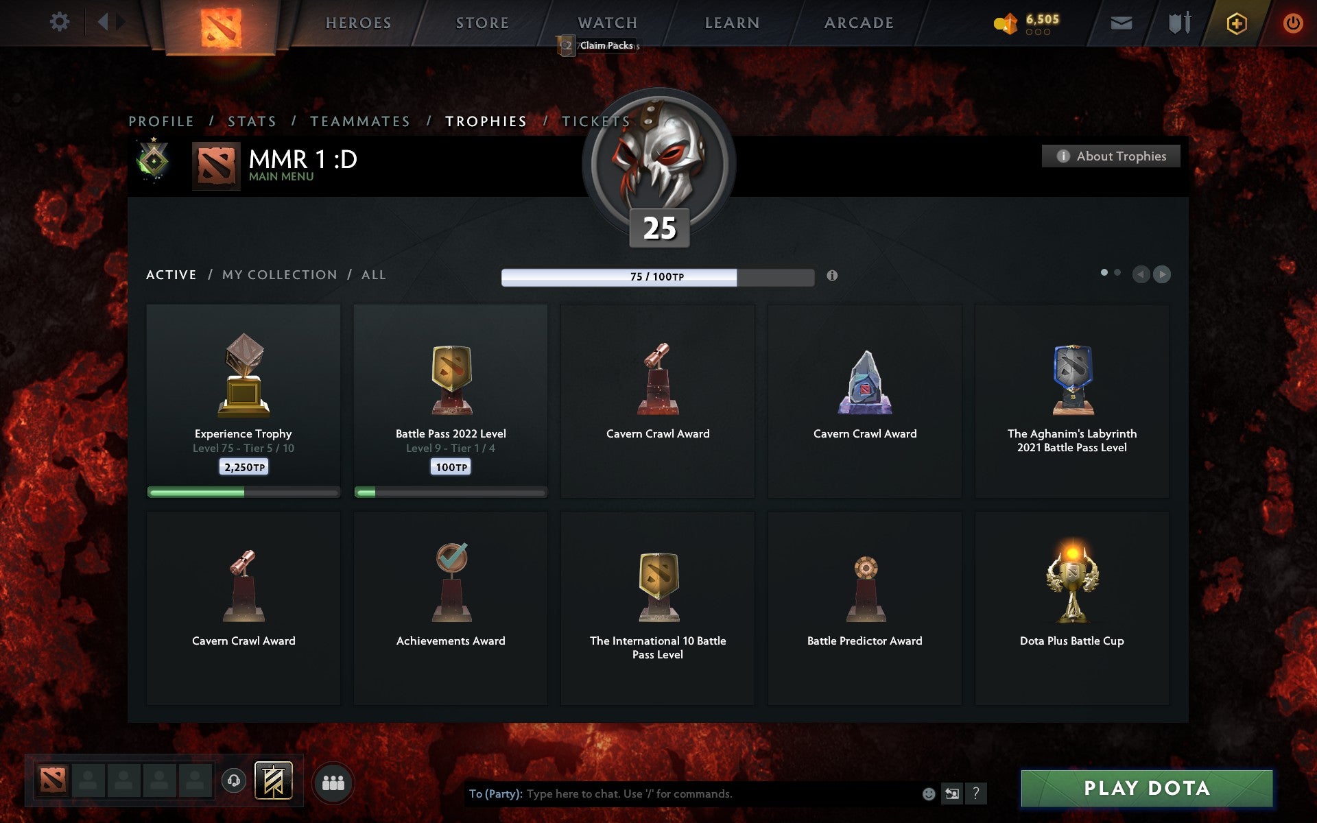 Herald I | MMR: 1 - Behavior: 9650