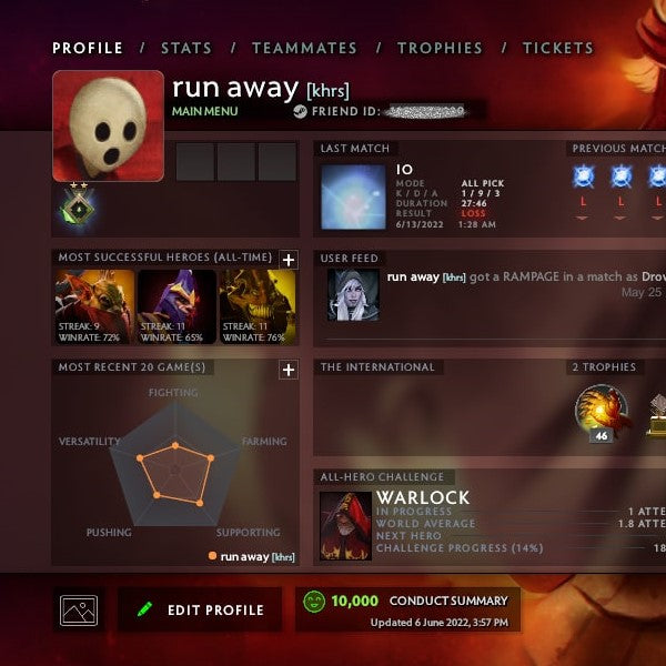 Héraut II | MMR : 10 - Comportement : 10000 