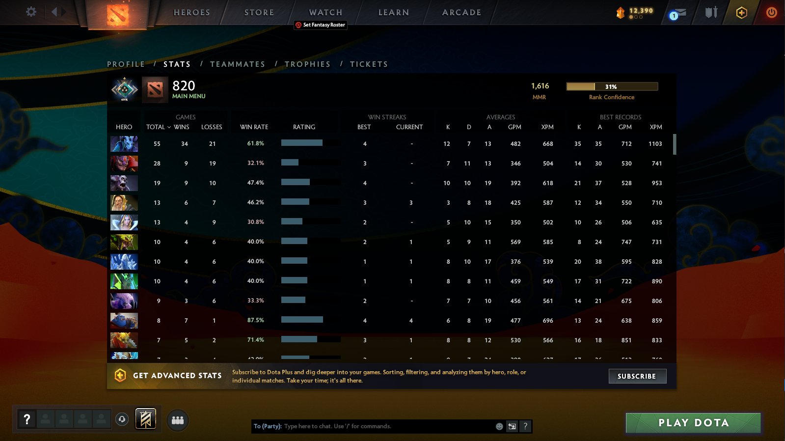 Crusader I | MMR: 1616 - Behavior: 10000