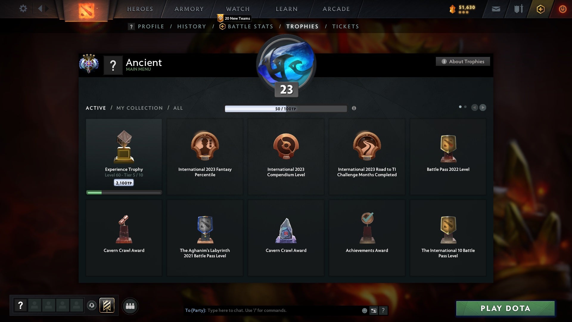 Ancient IV | MMR: 4439 - Behavior: 9190 - Communication: 9190