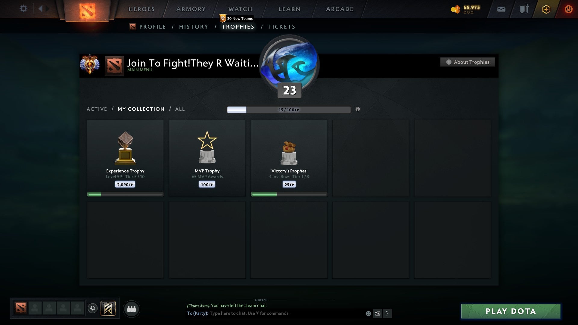 Immortal | MMR: 6044 - Behavior: 12000 - Communication: 12000