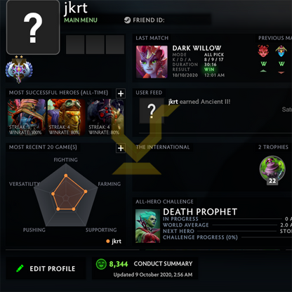 Ancient II | MMR: 4020 - Behavior: 8344