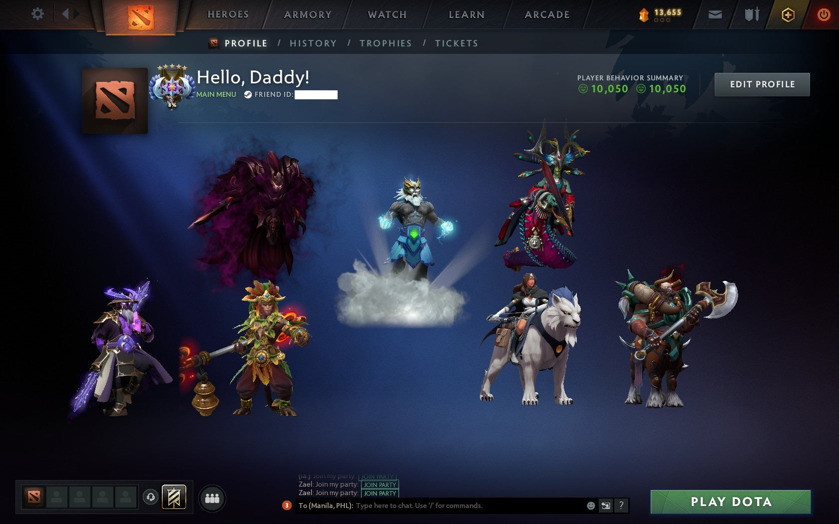 Ancient V | MMR: 4479 - Behavior: 10050 - Communication: 10050