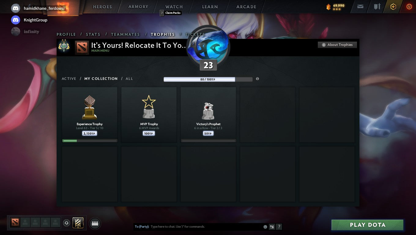 Archon II | MMR: 2552 - Behavior: 10600 - Communication: 10600