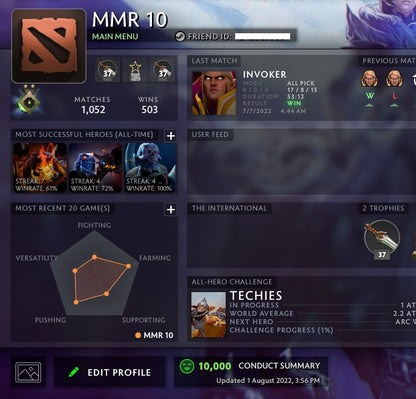 Herald II | MMR: 10 - Behavior: 10000