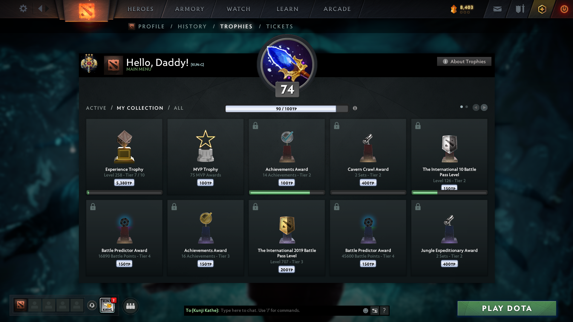 Legend III | MMR: 3490 - Behavior: 8161 - Communication: 8161