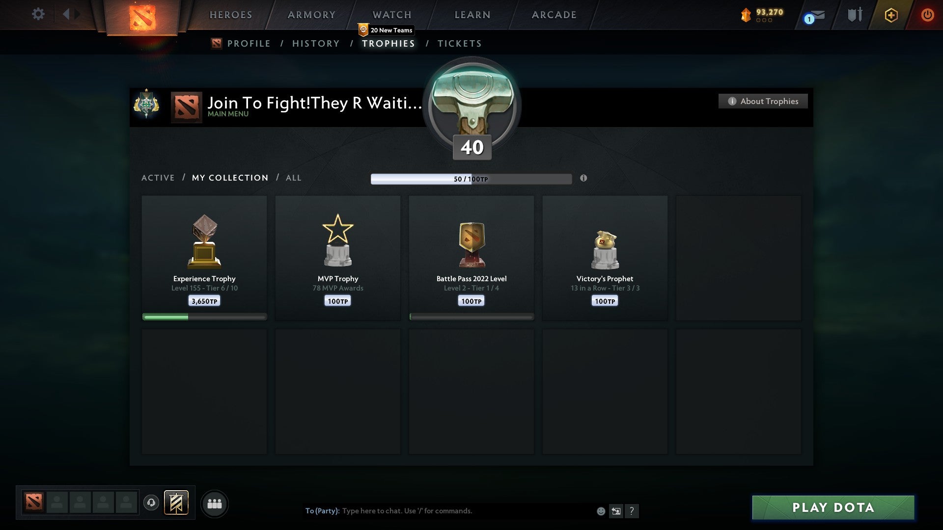 Archon I | MMR: 2292 - Behavior: 10000 - Communication: 10000