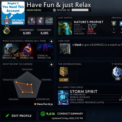 Herald II | MMR: 10 - Behavior: 9616