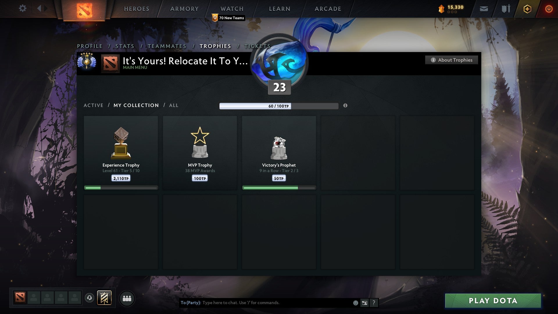 Divine V | MMR: 5451 - Behavior: 9840 - Communication: 9840