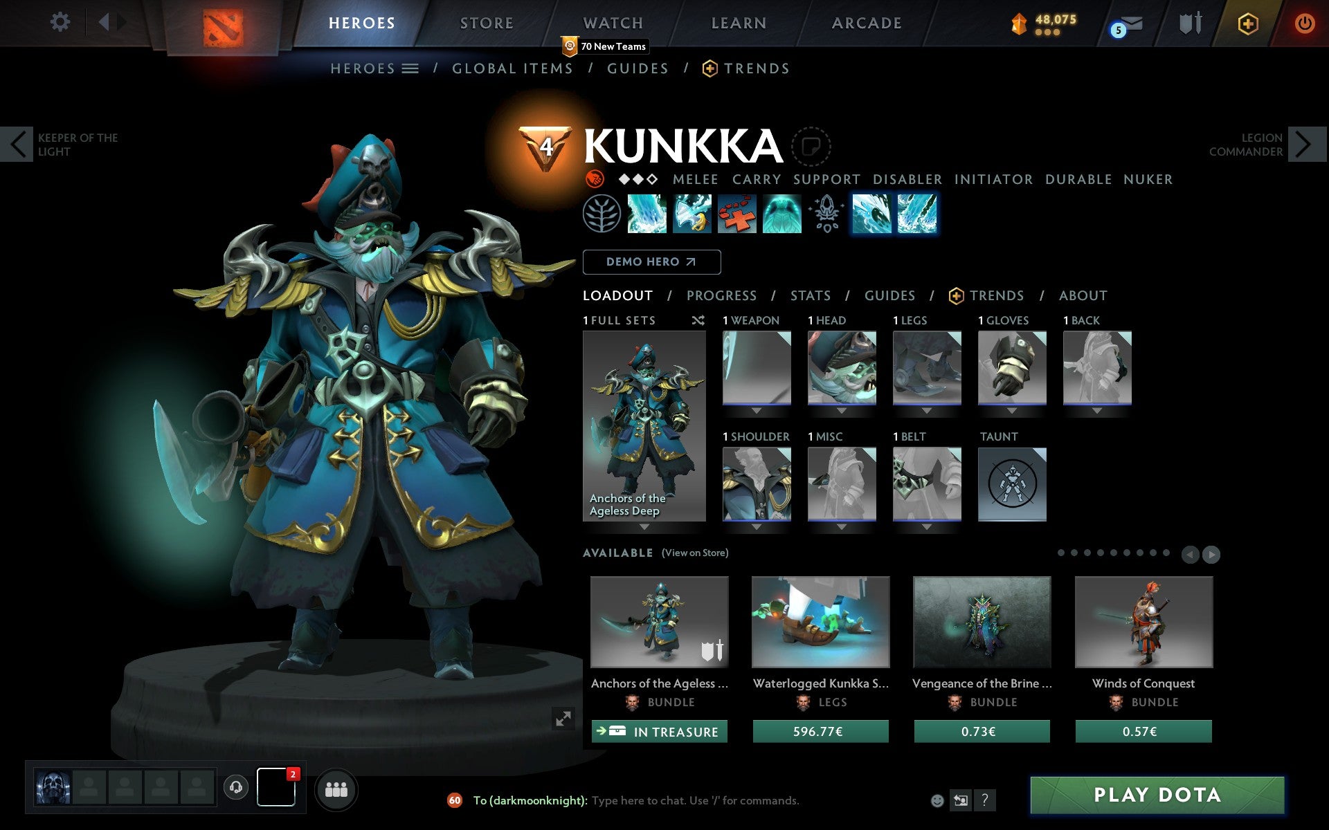 Legend II | MMR: 3354 - Behavior: 9507