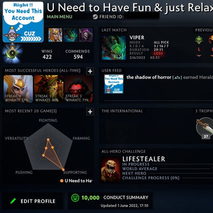 Héraut I | MMR : 10 - Comportement : 10000 