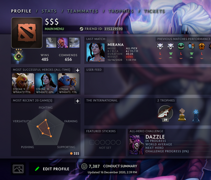 Héraut III | MMR : 400 - Comportement : 7387 