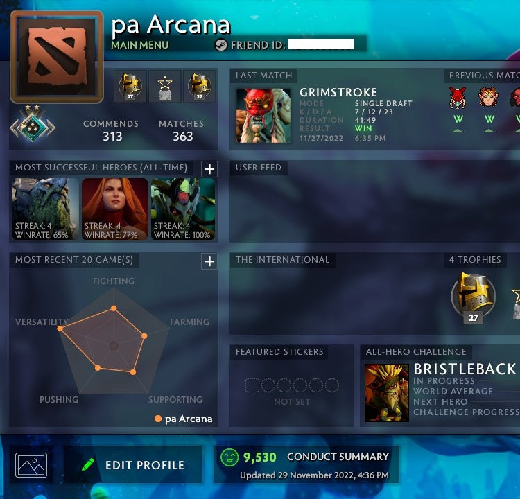 Crusader II | MMR: 1670 - Behavior: 9530