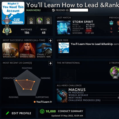 Archon II | MMR: 2510 - Behavior: 10000