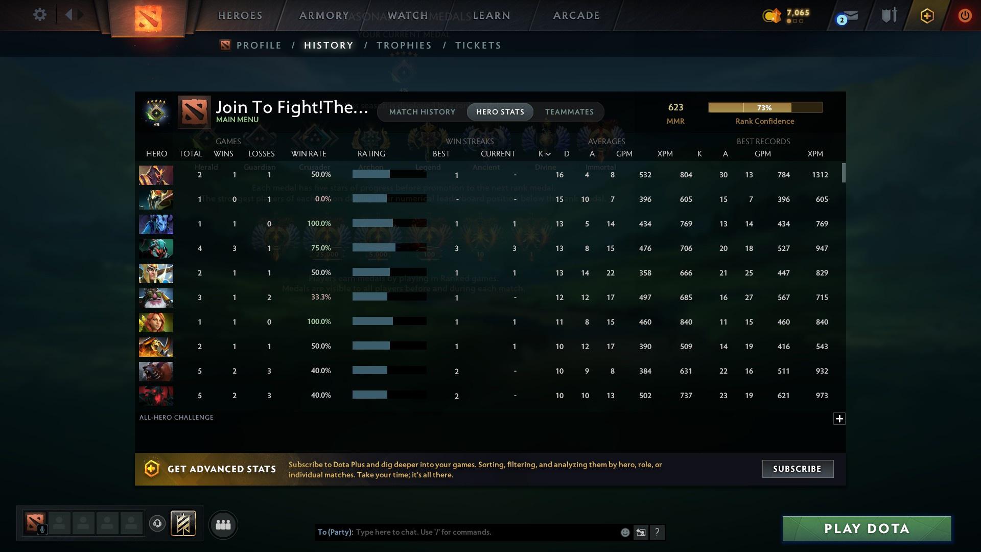 Herald V | MMR: 623 - Behavior: 8067 - Communication: 8067