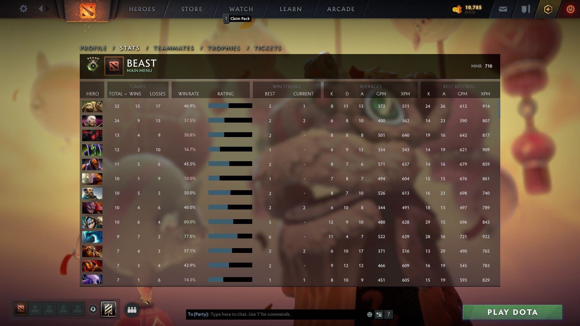 Herald V | MMR: 710 - Behavior: 7975