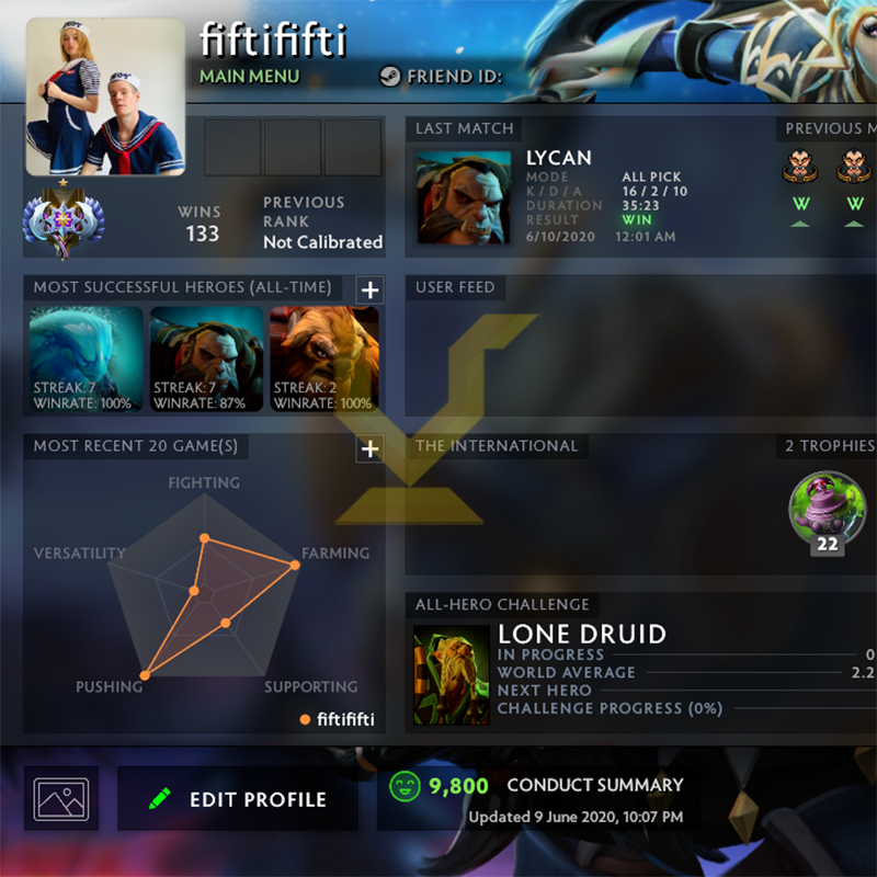 Ancient I | MMR: 3860 - Behavior: 9800