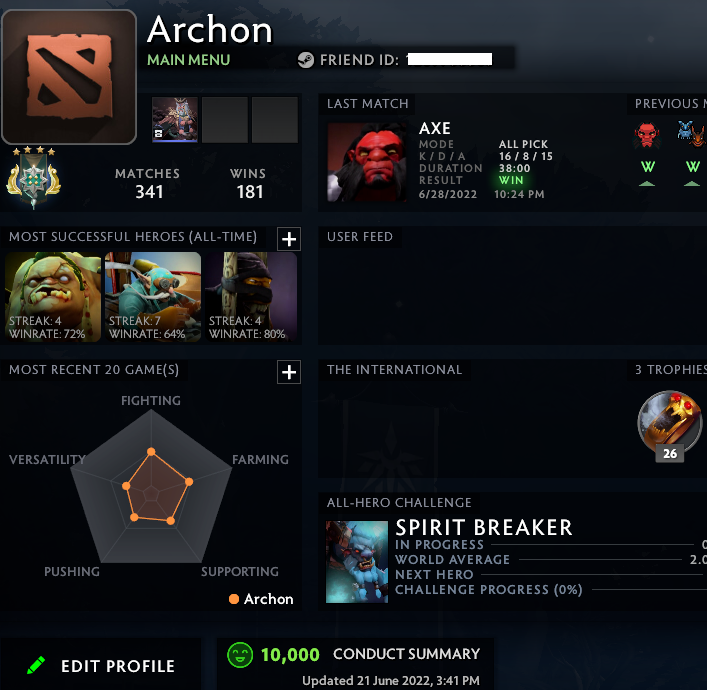 Archon IV | MMR: 2860 - Behavior: 10000