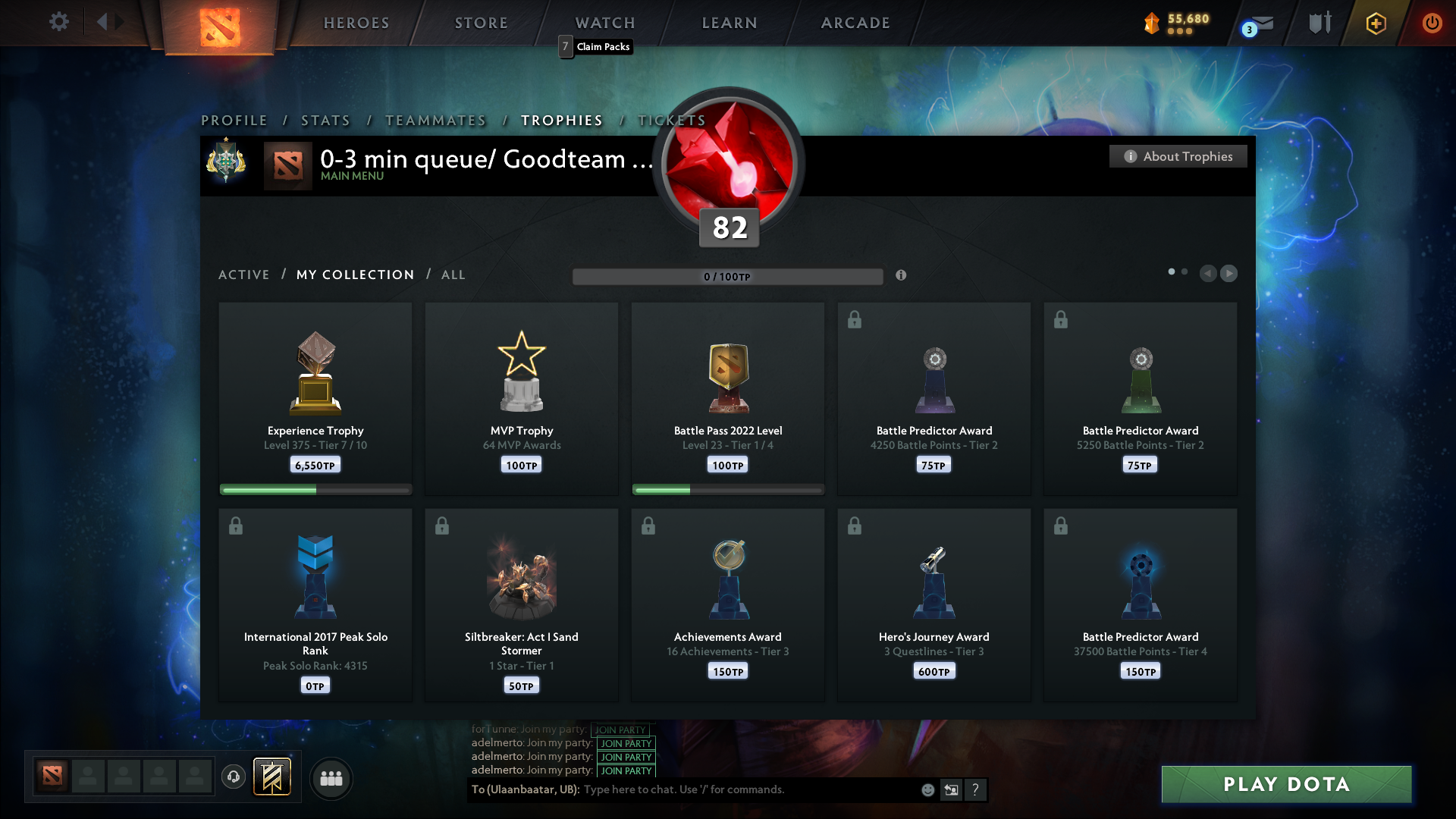 Archon I | MMR: 2451 - Behavior: 9775