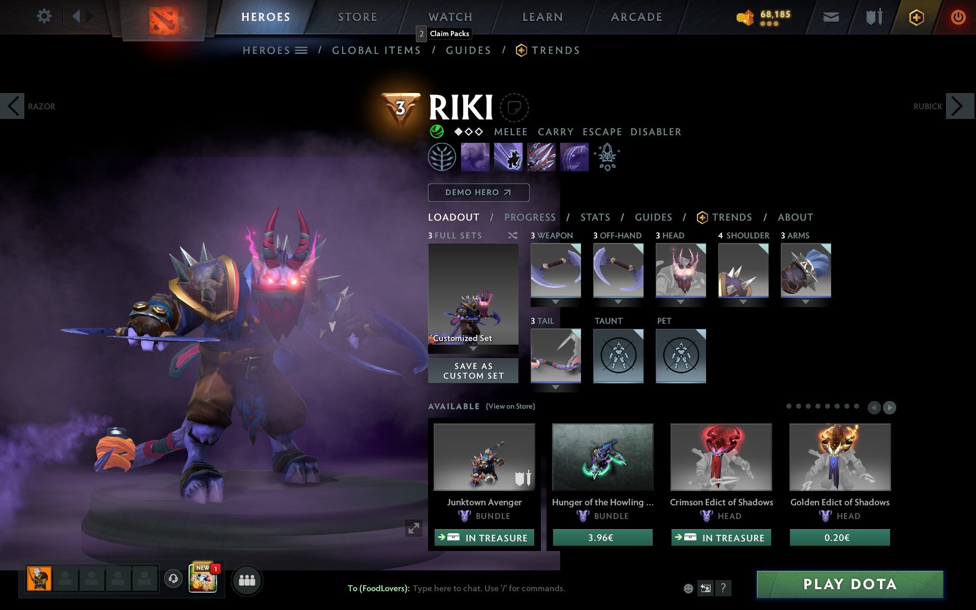 Herald I | MMR: 121 - Behavior: 9298