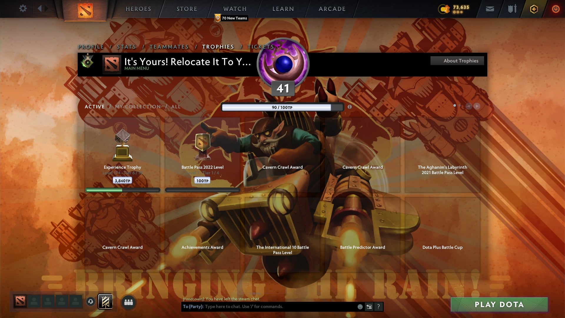 Herald I | MMR: 121 - Behavior: 9298