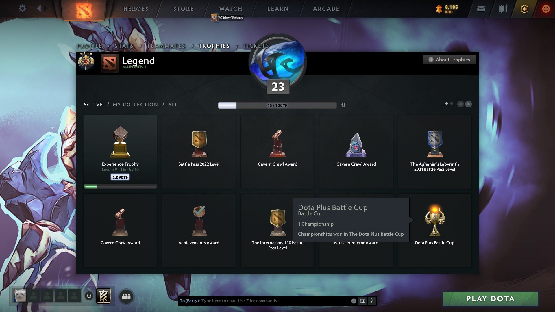 Legend IV | MMR: 3595 - Behavior: 10000