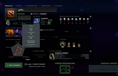 Herald IV | MMR: 540 - Behavior: 6401