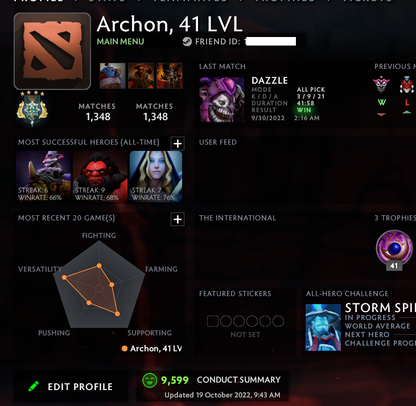 Archonte IV | MMR : 2770 - Comportement : 9599 