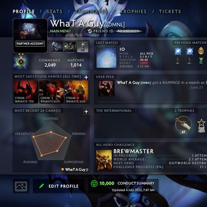 Herald II | MMR: 20 - Behavior: 10000