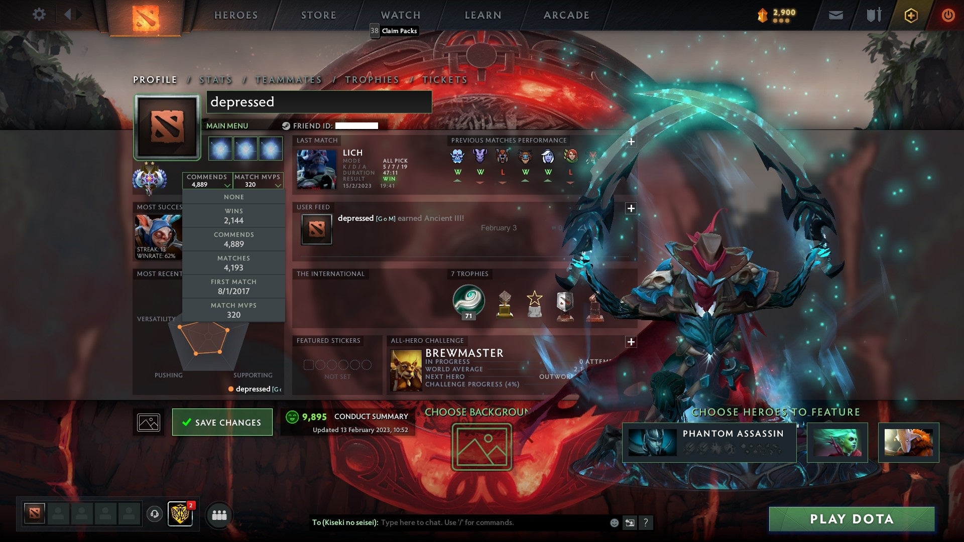 Ancient II | MMR: 3980 - Behavior: 9898