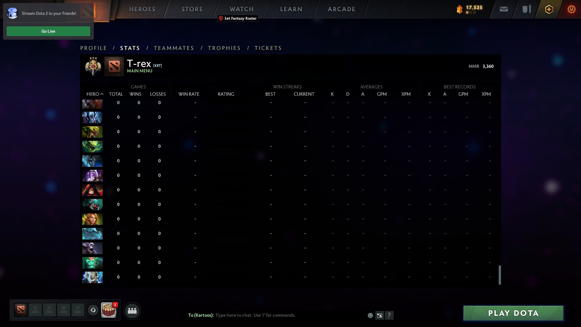 Legend III | MMR: 3360 - Behavior: 10000