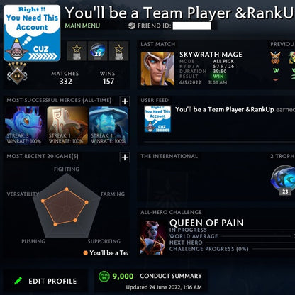 Guardian V | MMR: 1420 - Behavior: 9000