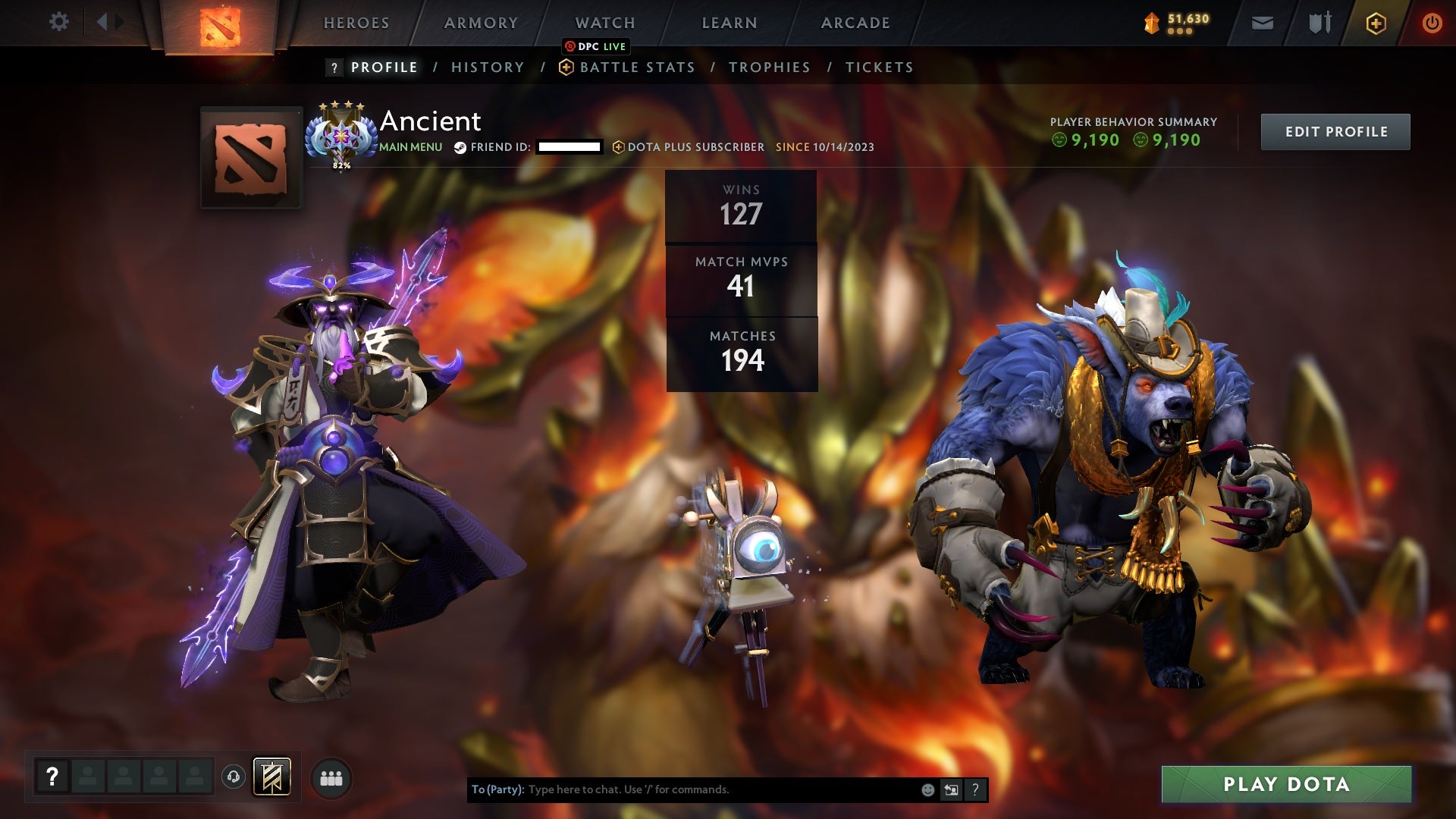 Ancient IV | MMR: 4439 - Behavior: 9190 - Communication: 9190