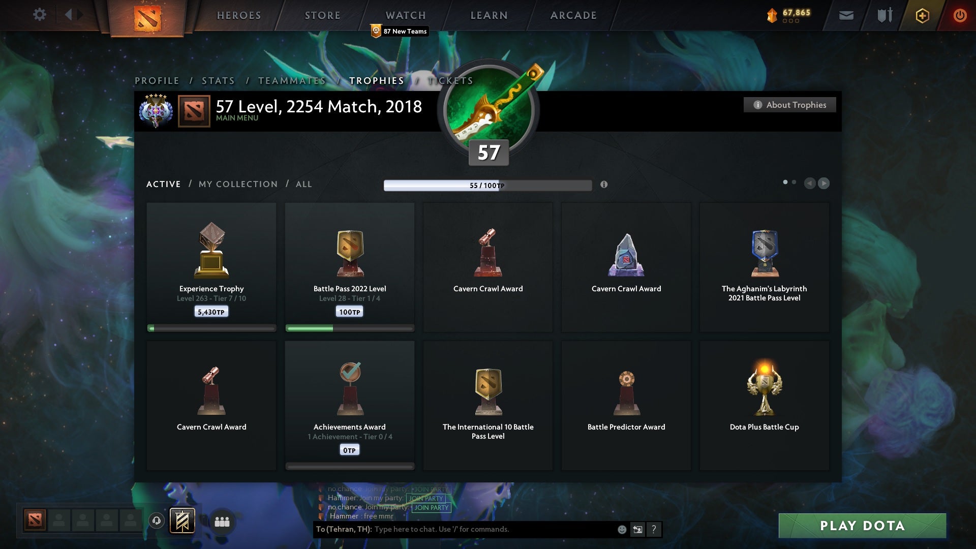 Ancient V | MMR: 4330 - Behavior: 10000