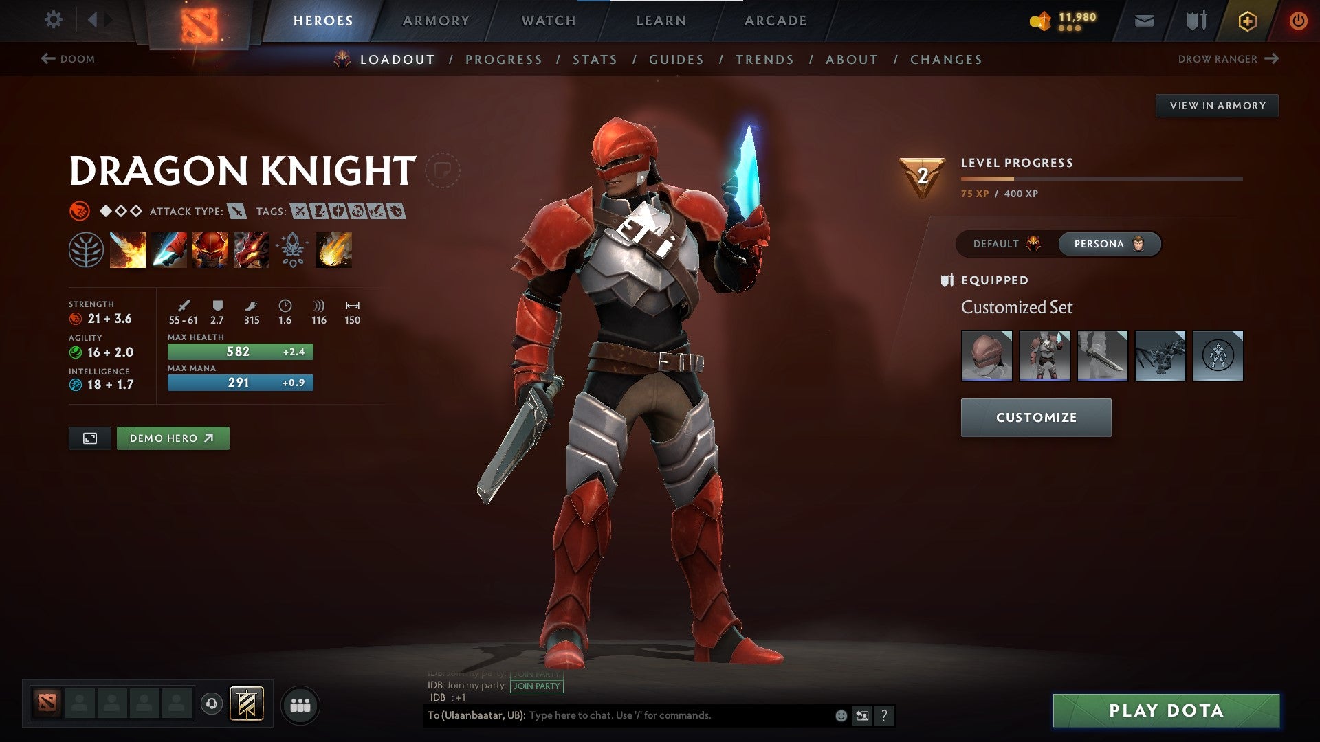 Legend V | MMR: 3718 - Behavior: 9925 - Communication: 9925