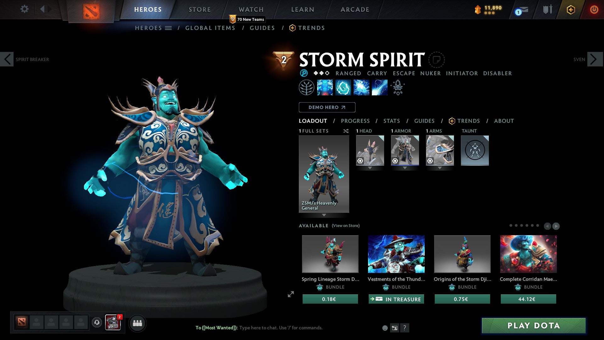 Ancient I | MMR: 3910 - Behavior: 10000