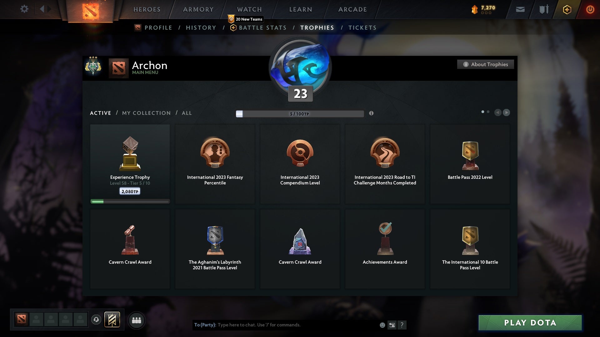 Archon III | MMR: 2671 - Behavior: 12000 - Communication: 12000