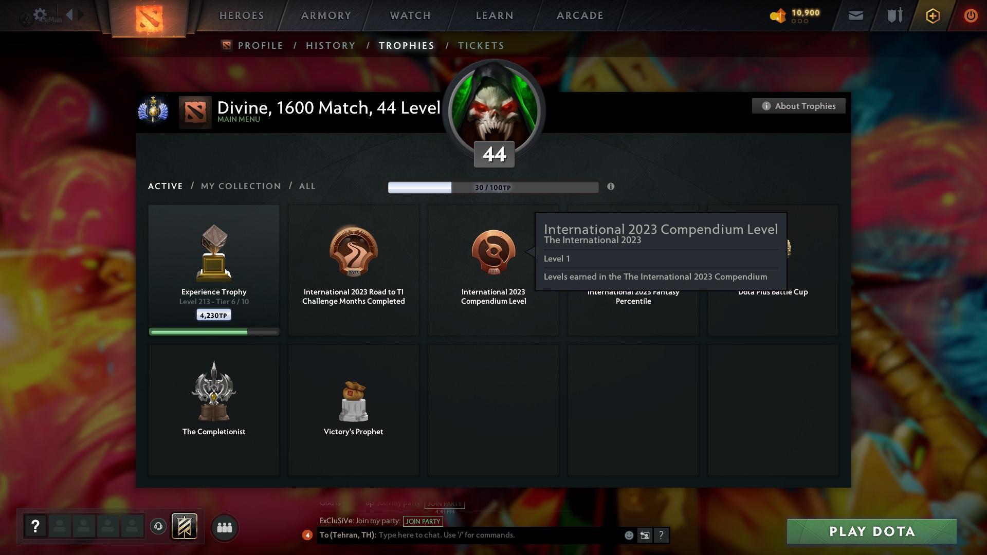 Divine I | MMR: 4591 - Behavior: 9190 - Communication: 9190