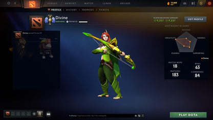 Divine III | MMR: 5024 - Behavior: 9237 - Communication: 9237