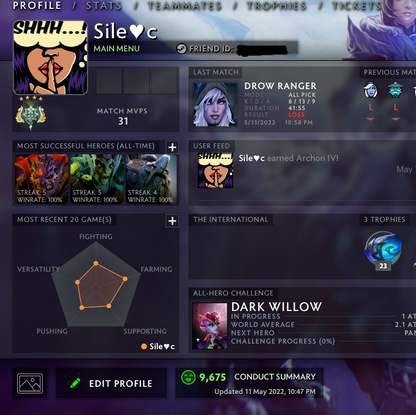 Archon IV | MMR: 2730 - Behavior: 9675