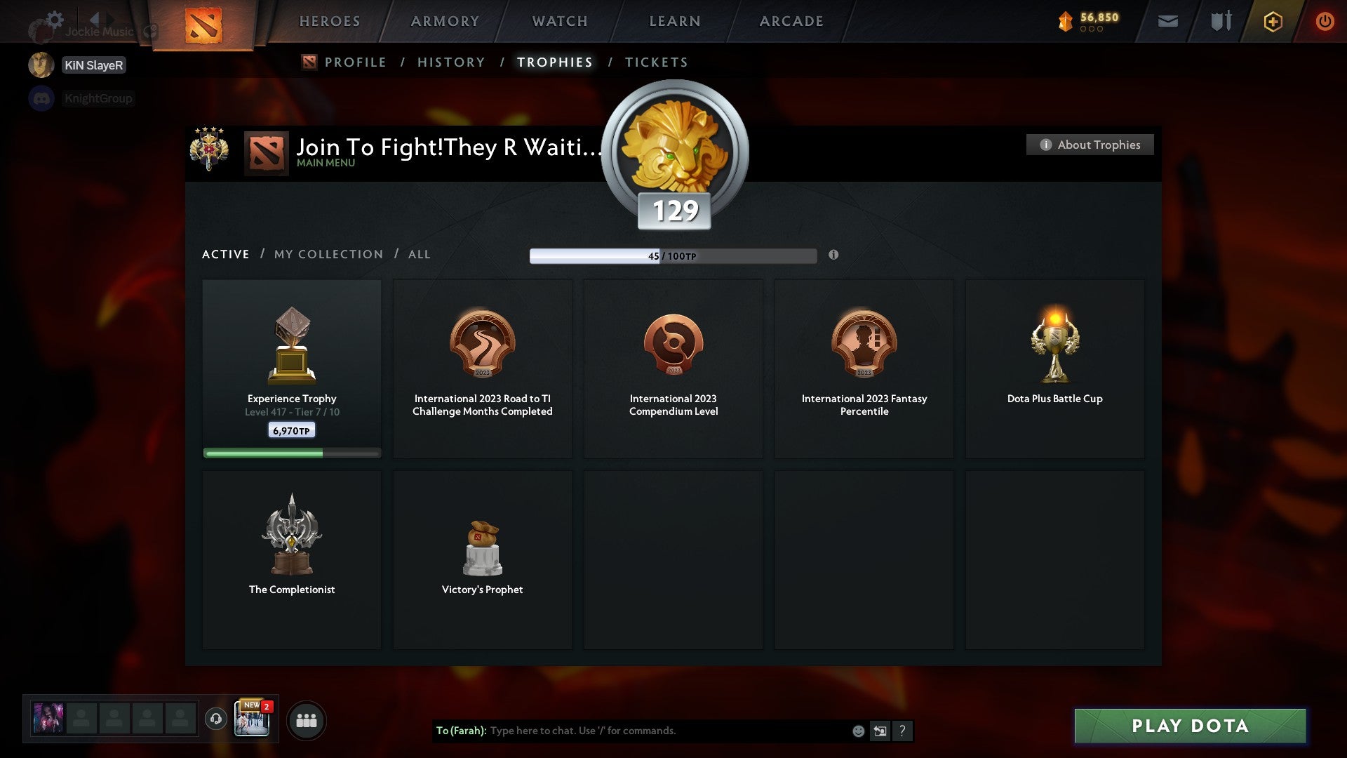 Legend IV | MMR: 3524 - Behavior: 11947 - Communication: 11947