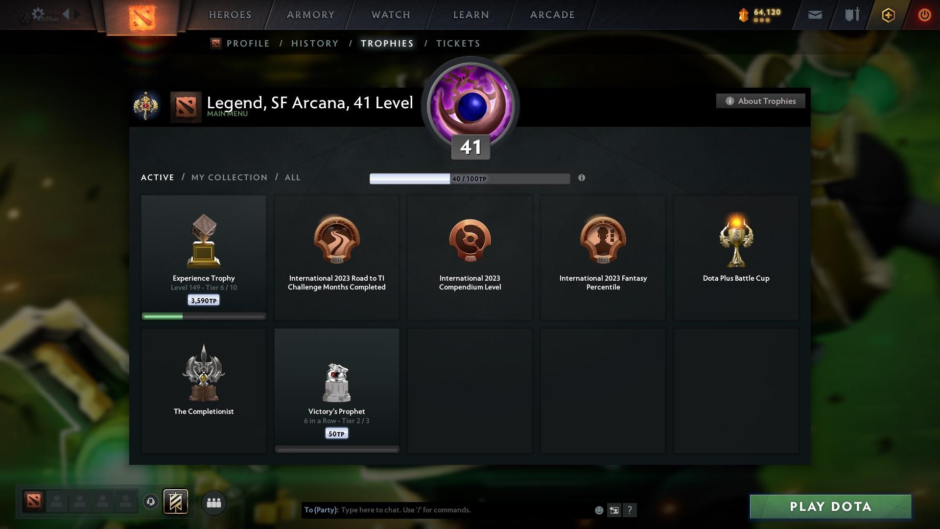 Legend I | MMR: 3048 - Behavior: 9785 - Communication: 9785