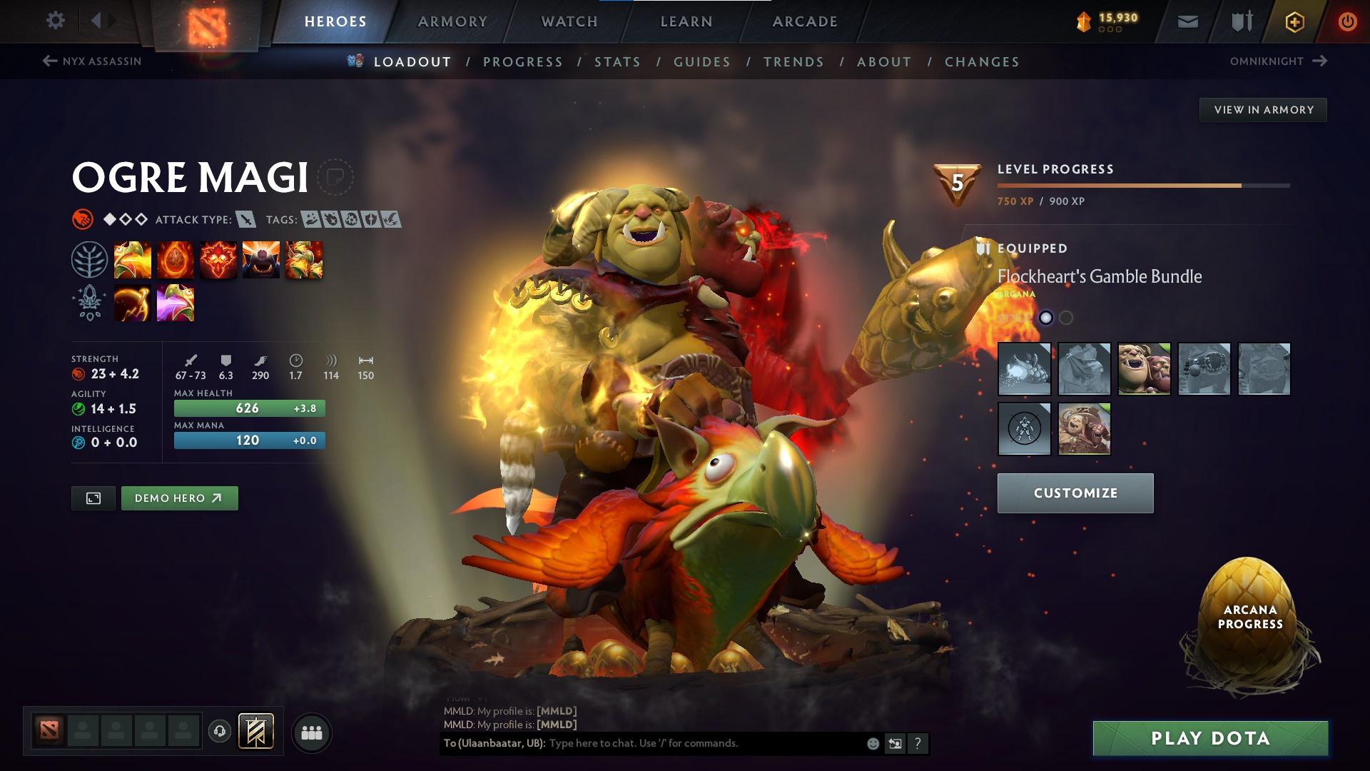 Guardian I | MMR: 816 - Behavior: 10410 - Communication: 9460