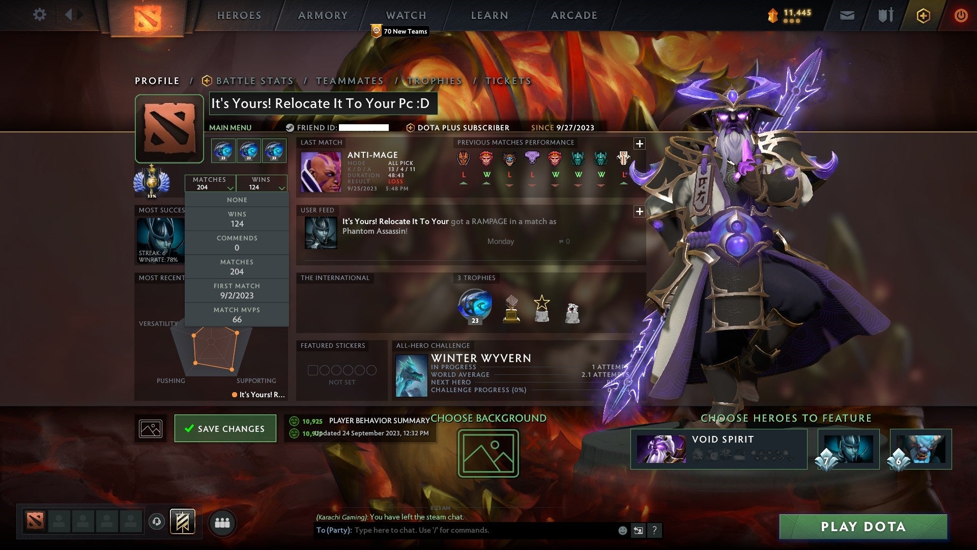 Divine I | MMR: 4687 - Behavior: 10925 - Communication: 10925