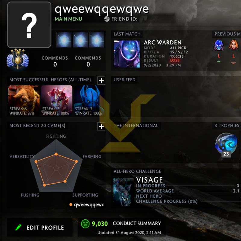 Divin IV | MMR : 5100 - Comportement : 9030