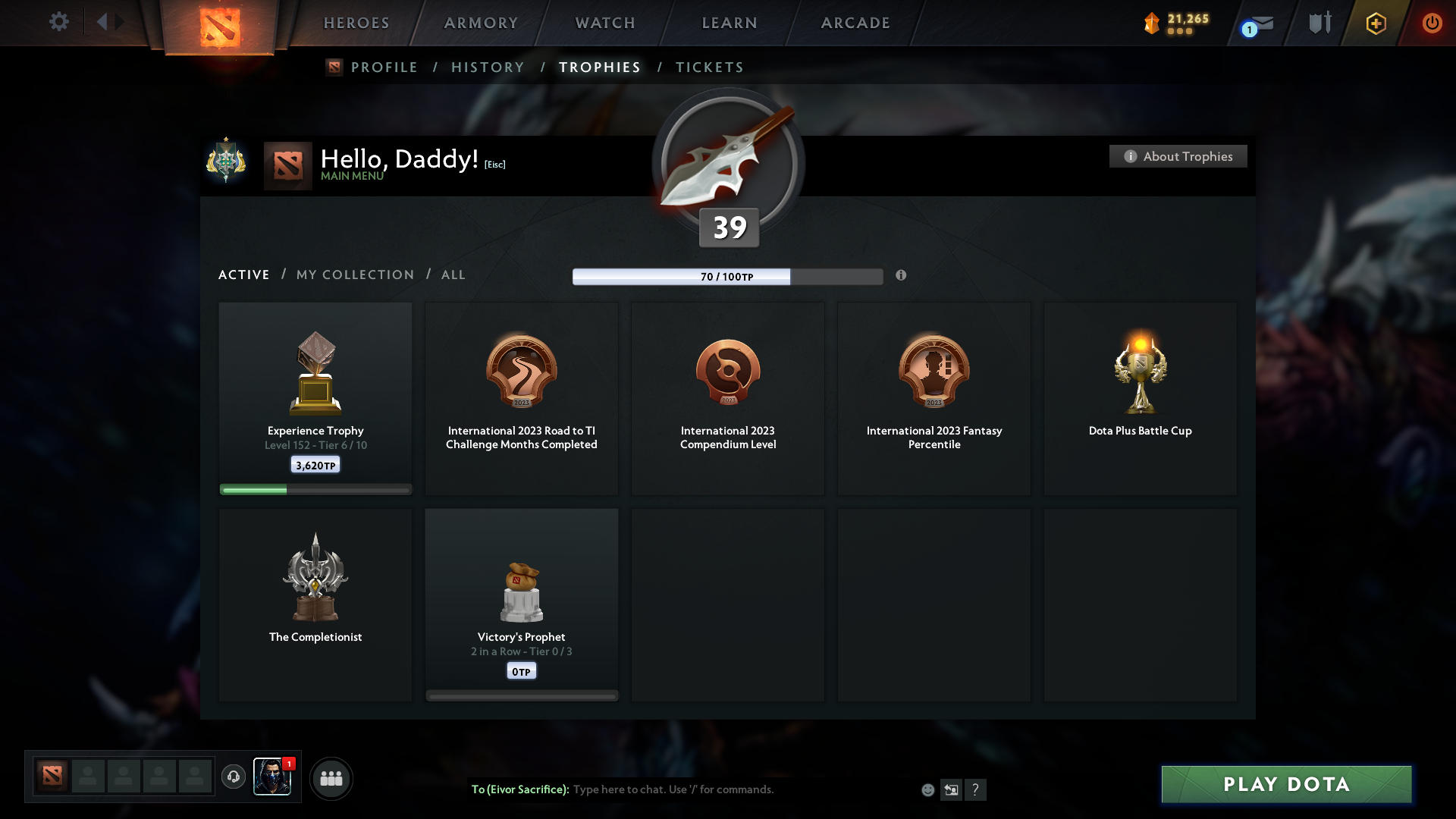 Archon I | MMR: 2314 - Behavior: 8293 - Communication: 8293