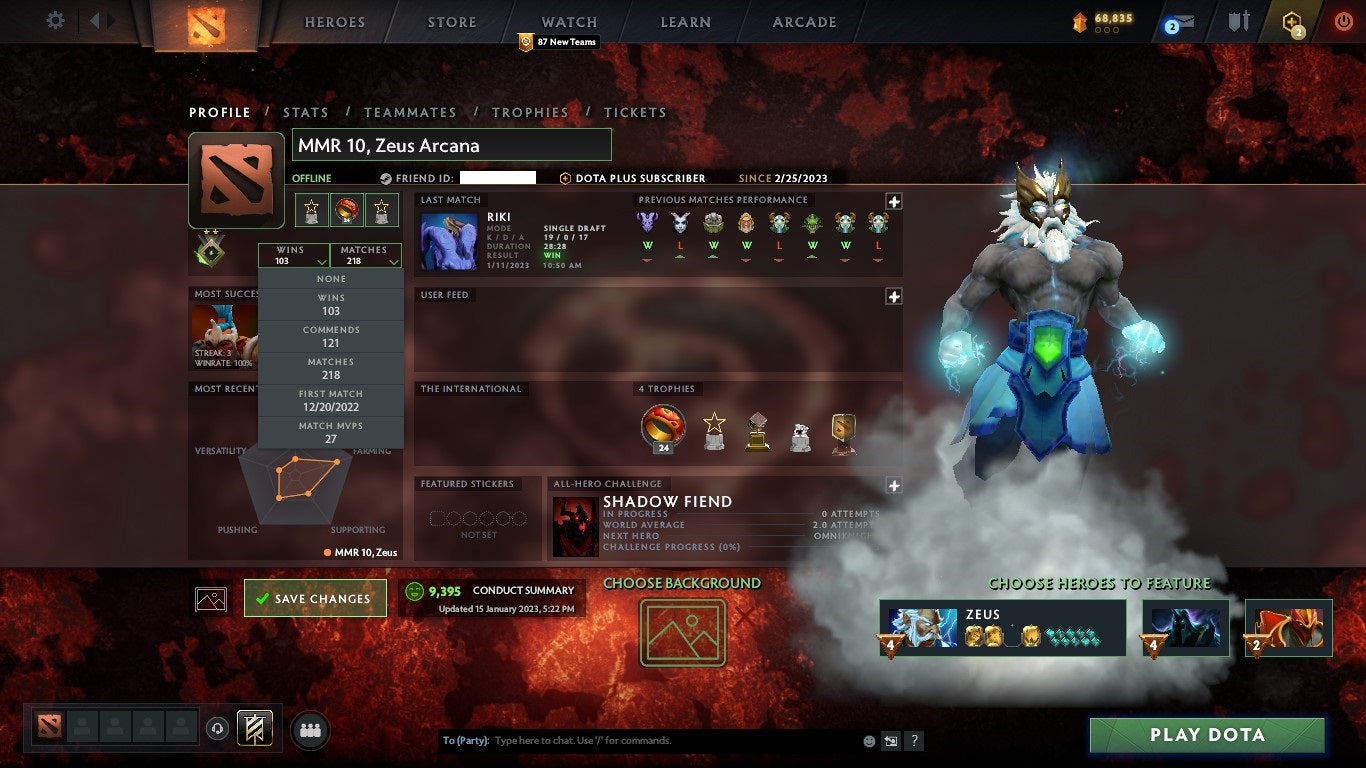 Herald II | MMR: 10 - Behavior: 9395